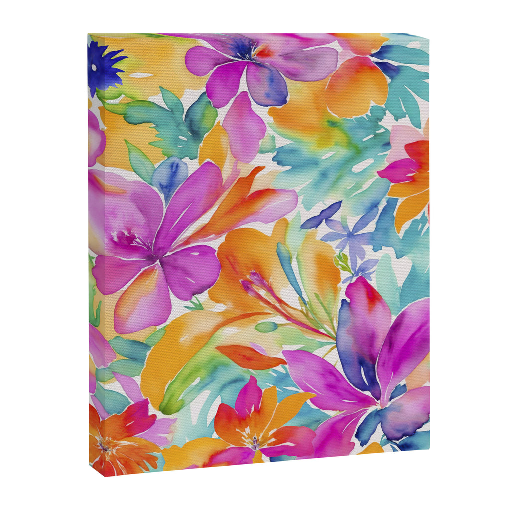 Fragments Of Botanical Memory Multicolor Flowers Canvas Print Gallery Image 6