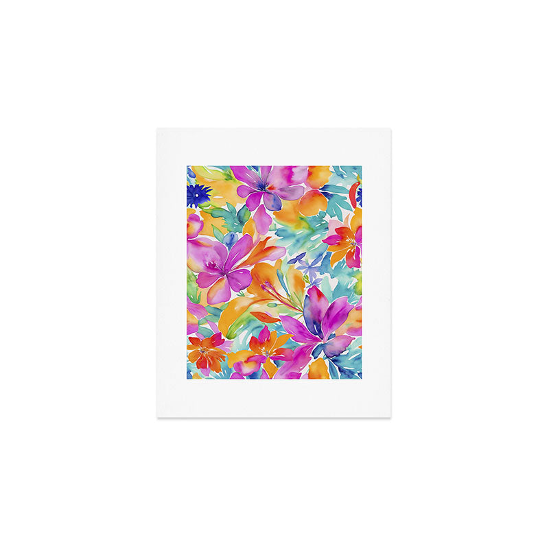 Fragments Of Botanical Memory Multicolor Flowers Art Print Gallery Image 1