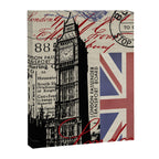 London Great Britain Big Ben Flag Collage Canvas Print Gallery Image 8