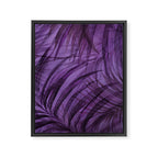 Lush Tropical Midnight Garden Purple Palm Grove  Framed Canvas Print Gallery Image 6