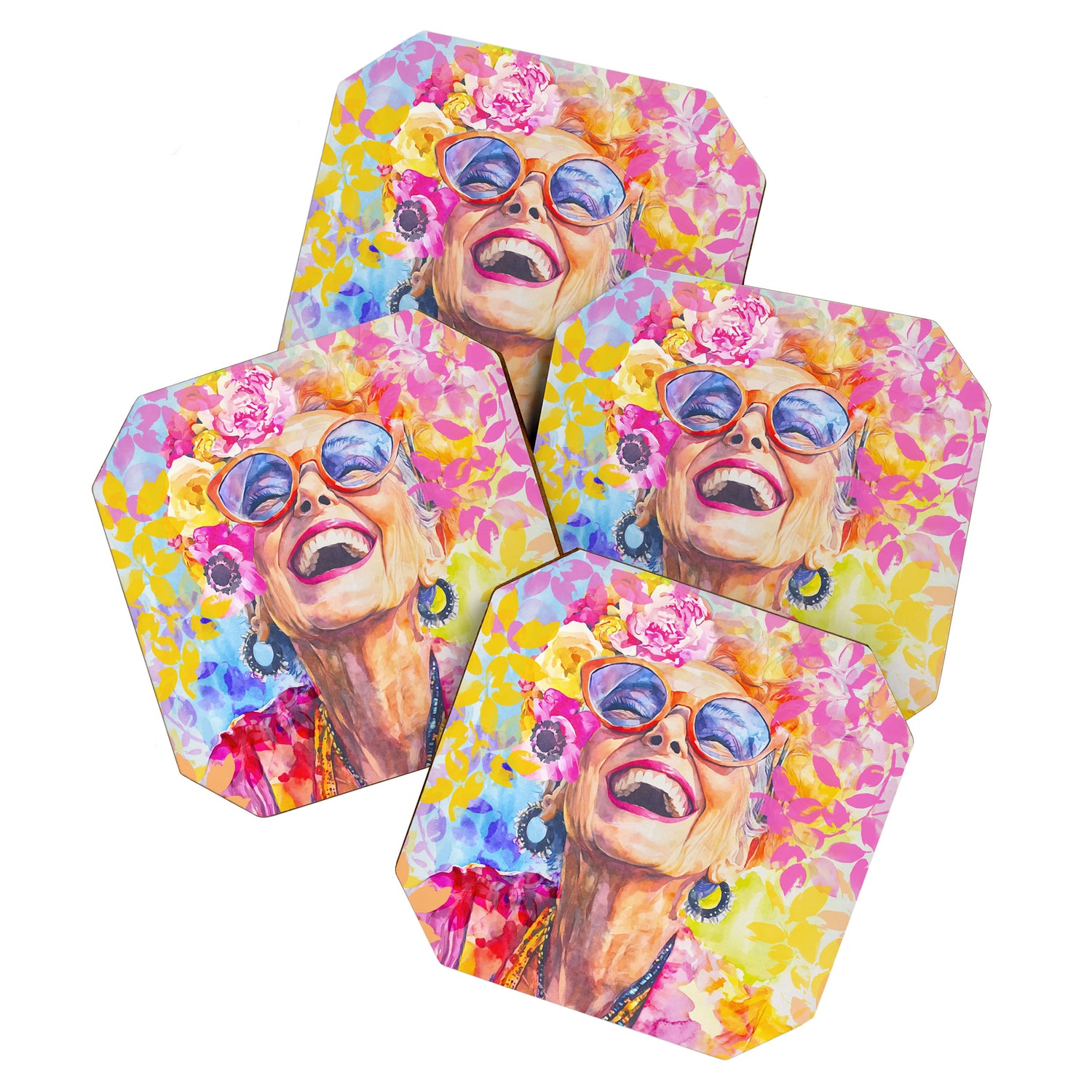 Lust For Life Bold And Ageless Female Icon Coaster Gallery Image 1