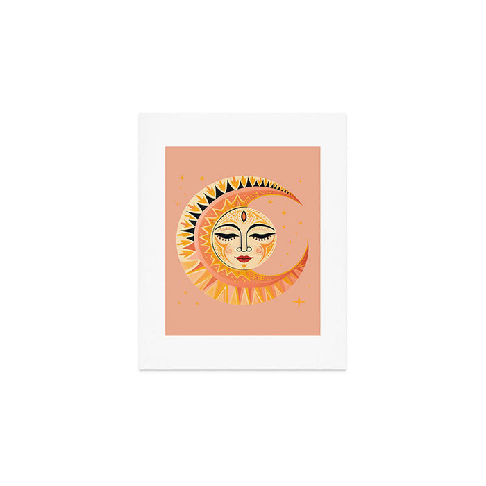 Magic Moon Celestial Spirit Art Print Gallery Image 1