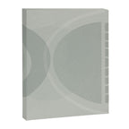Mid Century Eclectic Calm Vibes In Pastel Grey and Green Shapes Canvas Print Gallery Image 6