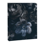 Midnight Blue Lush Moody Flowers Baroque Grandeur Canvas Print Gallery Image 6