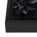 Midnight Floralscape Moody Baroque Opulent Flowers Framed Canvas Print Gallery Image 3