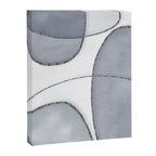 Minimal Blue Grey Shapes Canvas Print Gallery Image 6