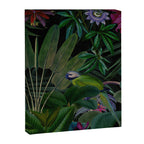 Moody Midnight Jungle Lush Tropical Paradise Canvas Print Gallery Image 6