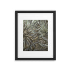 Mystic Jungle Tropical Escape Teal Green Brown Framed Art Print Gallery Image 5