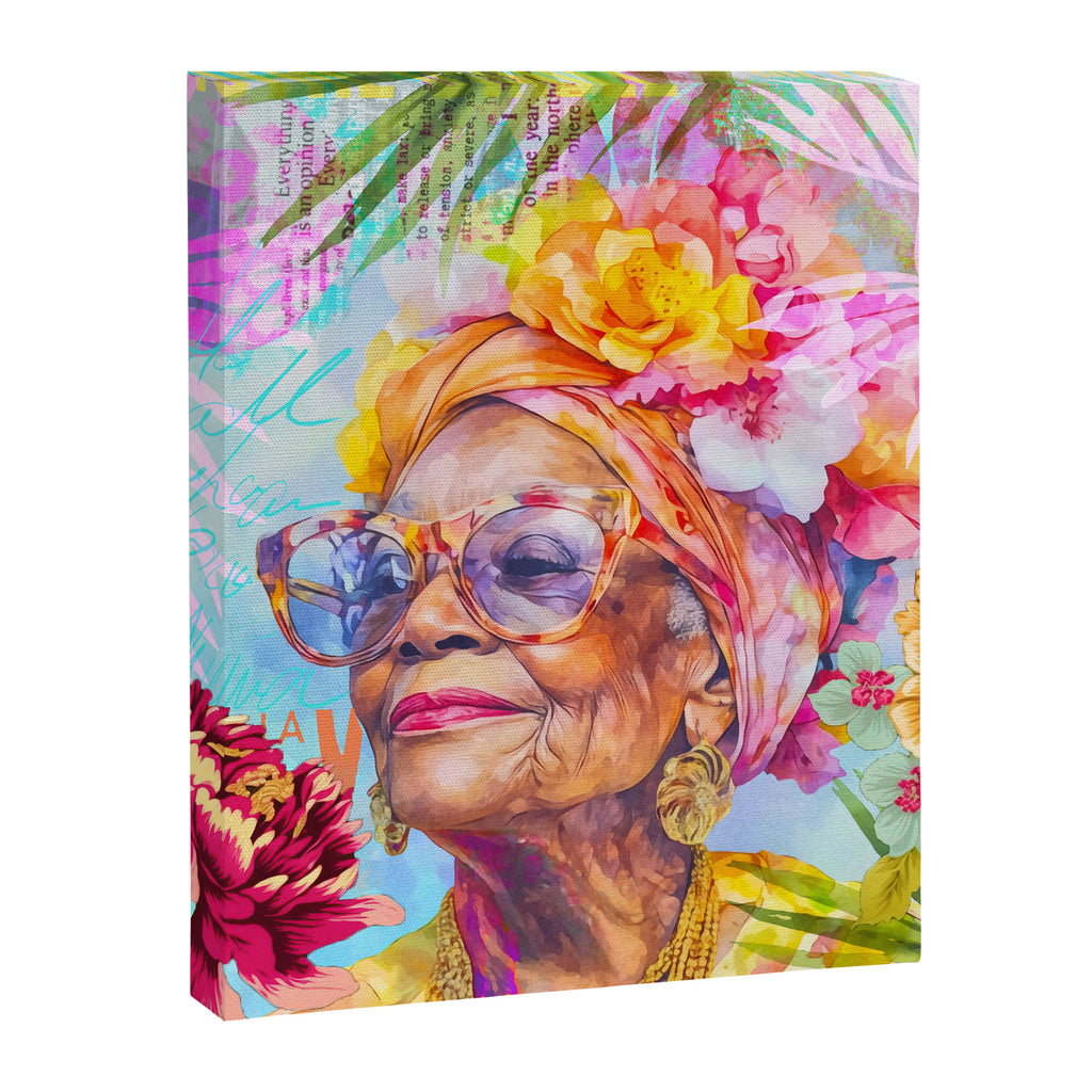 Pura Vida Ageless Fashionista Icon Canvas Print Gallery Image 6