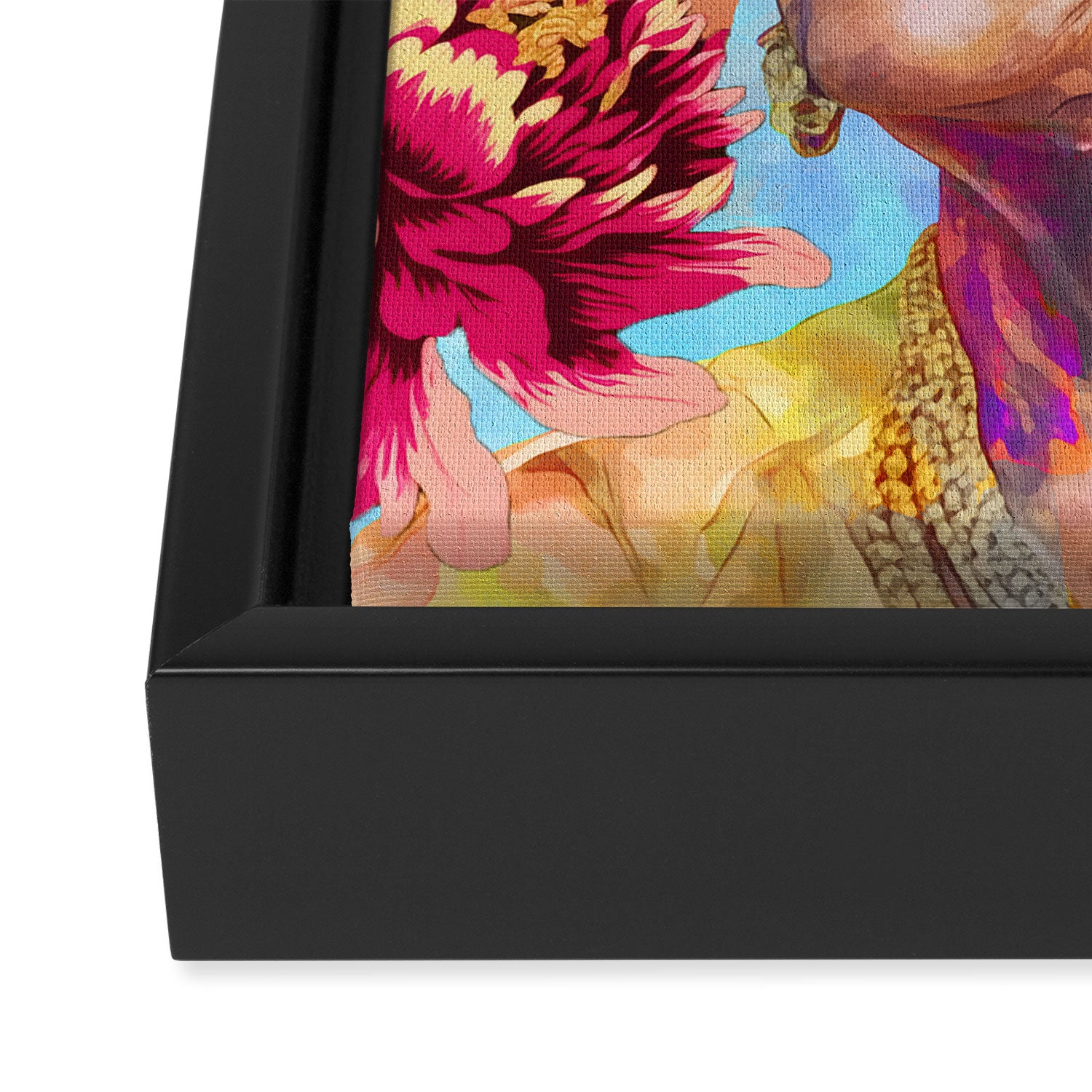 Pura Vida Ageless Fashionista Icon Framed Canvas Print Gallery Image 3