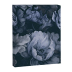 Regency Vibe Blue Floral Opulence Canvas Print Gallery Image 6