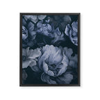 Regency Vibe Blue Floral Opulence Framed Canvas Print Gallery Image 6