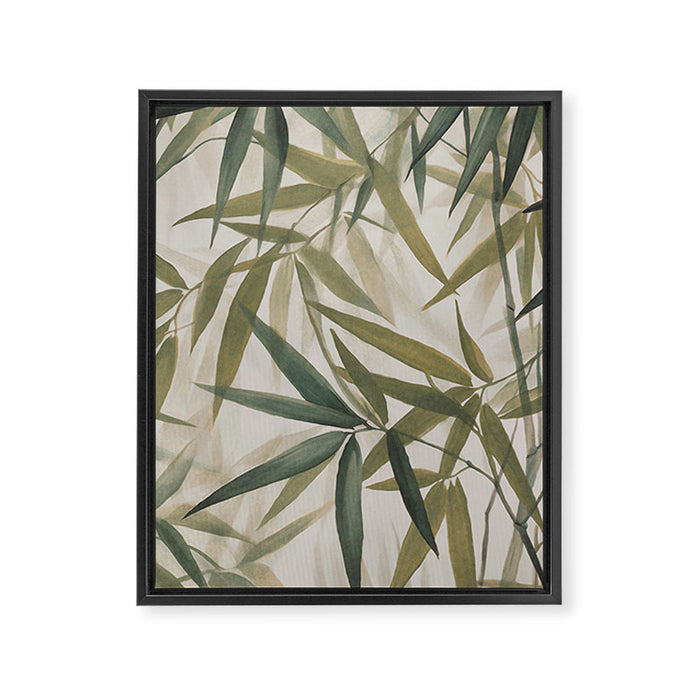 Relax In The Lush Bamboo Grove Framed Canvas Print Gallery Image 1