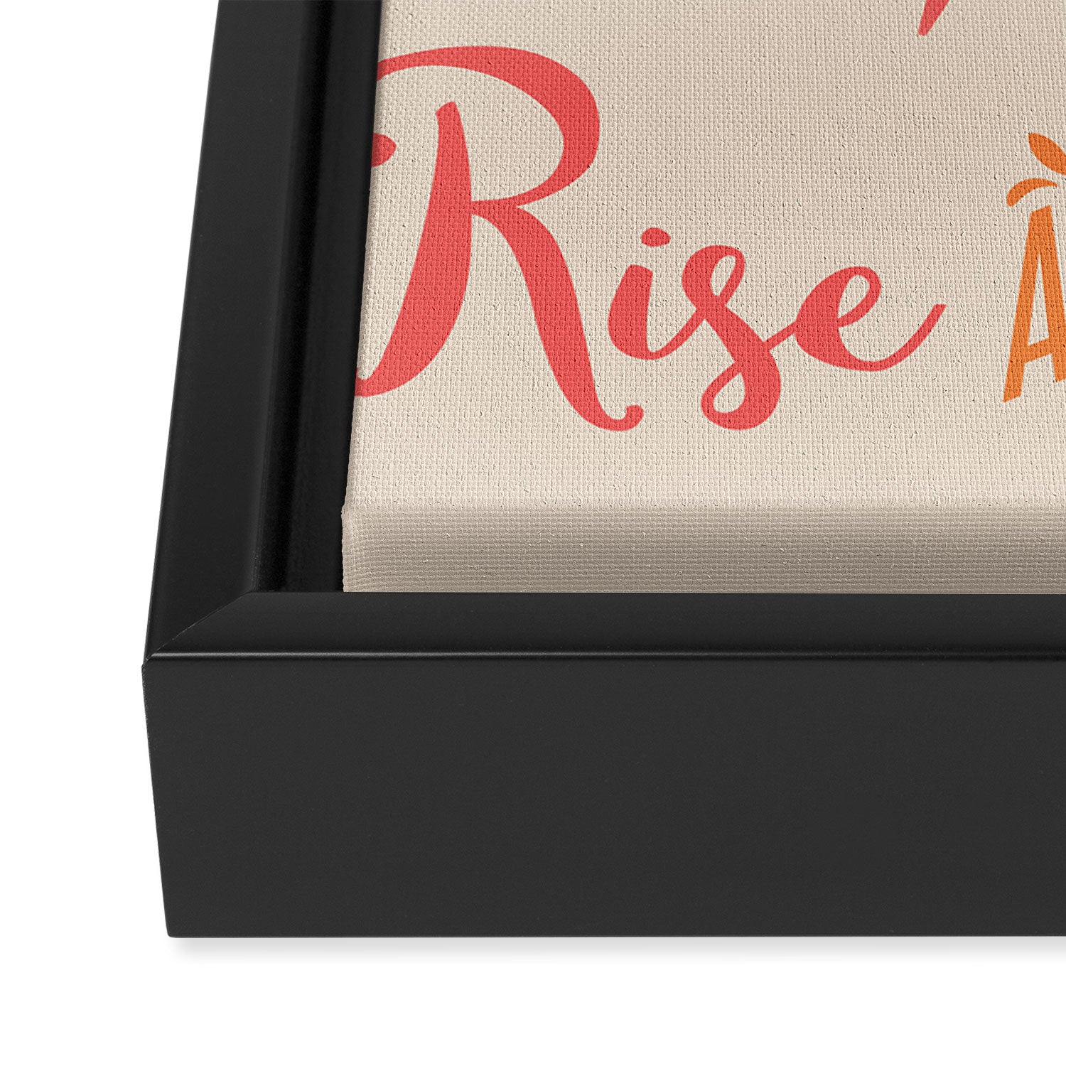 Rise And Shine Happy Sun Framed Canvas Print Gallery Image 3