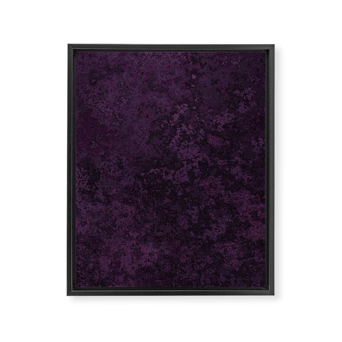 Rough And Tough Texture Fuchsia Purple Plum Blue Framed Canvas Print Gallery Image 1