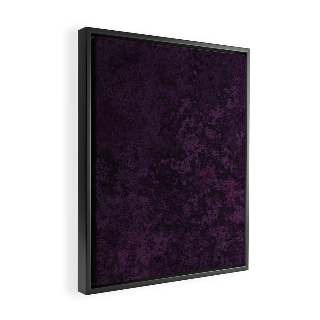 Rough And Tough Texture Fuchsia Purple Plum Blue Framed Canvas Print Gallery Image 2