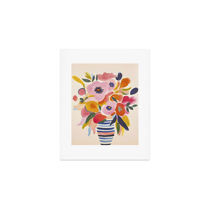 Scandi Midsummer Garden Moment Art Print Gallery Image 1