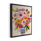 Scandi Midsummer Garden Moment Framed Canvas Print Gallery Image 2