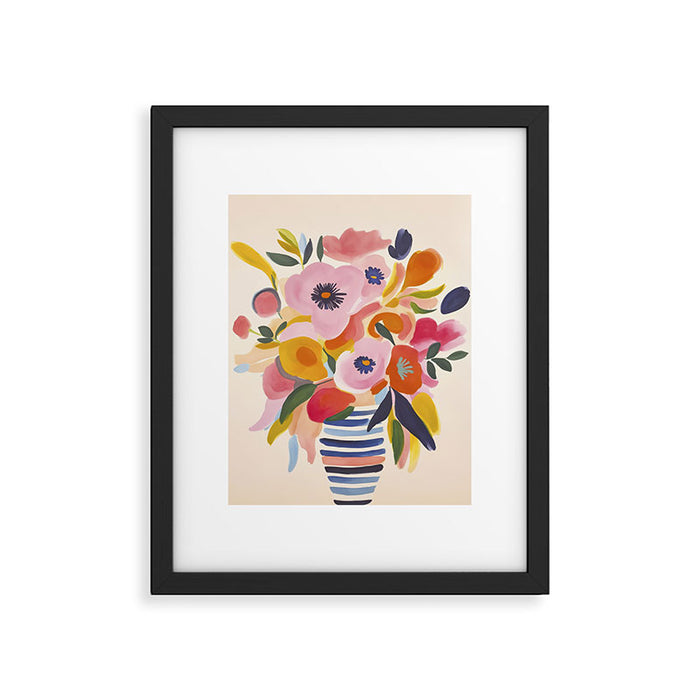 Scandi Midsummer Garden Moment Framed Art Print Gallery Image 1