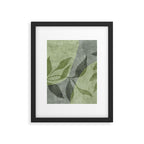 Serene Foliage Earthy Greenery Art Framed Art Print Gallery Image 5