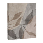 Serene Foliage Earthy Minimalist Botanical Art Peach Beige Grey Canvas Print Gallery Image 6