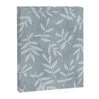 Simple Scandinavian Ditsy Leaf Pattern Blue Grey Canvas Print Gallery Image 6
