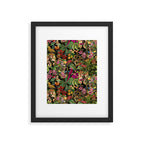 Snake Princess Tropical Jungle Vibes Multicolor  Black Framed Art Print Gallery Image 5