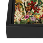 Snake Princess Tropical Jungle Vibes Multicolor  Framed Canvas Print Gallery Image 3