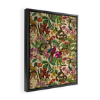 Snake Princess Tropical Jungle Vibes Multicolor  Framed Canvas Print Gallery Image 2