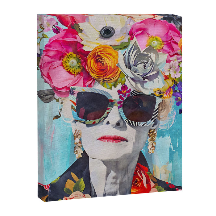 Style Knows No Age Bold Female Portrait Canvas Print Gallery Image 1