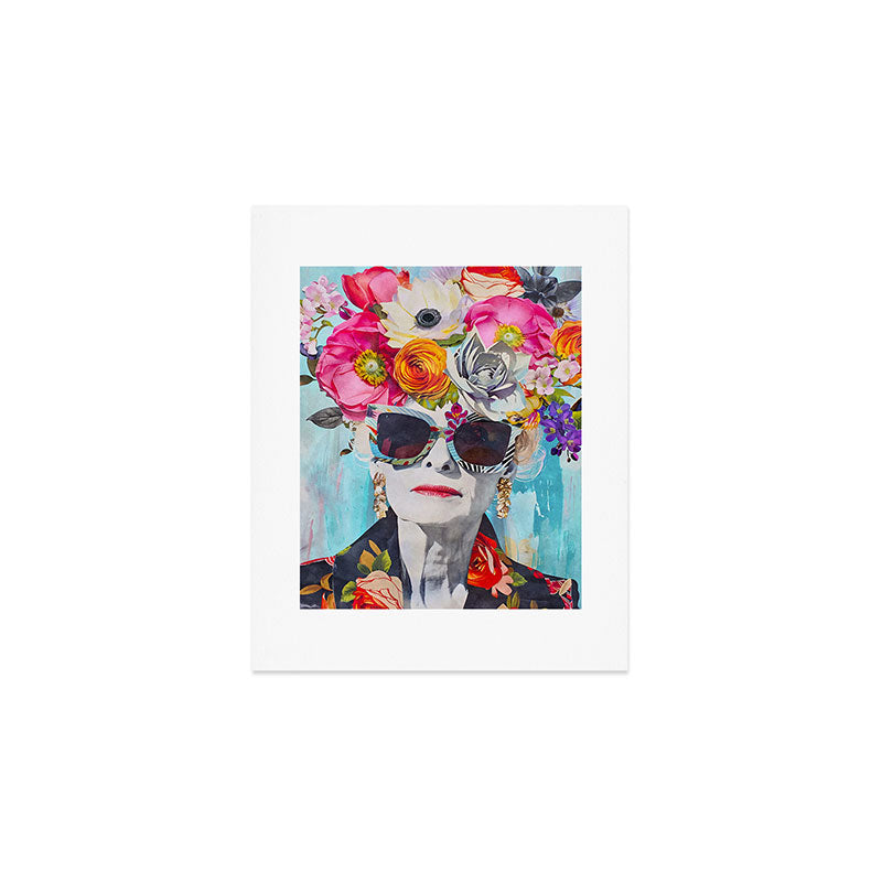 Style Knows No Age Bold Female Portrait Art Print Gallery Image 1