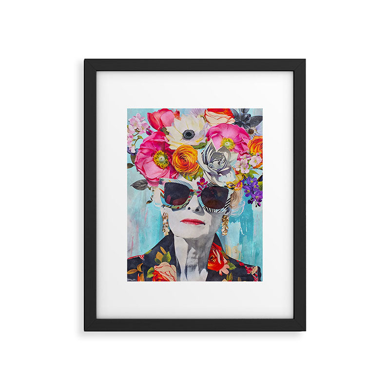 Style Knows No Age Bold Female Portrait Framed Art Print Gallery Image 5