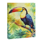 Toucans Tropical Paradise Watercolor Art Canvas Print Gallery Image 6
