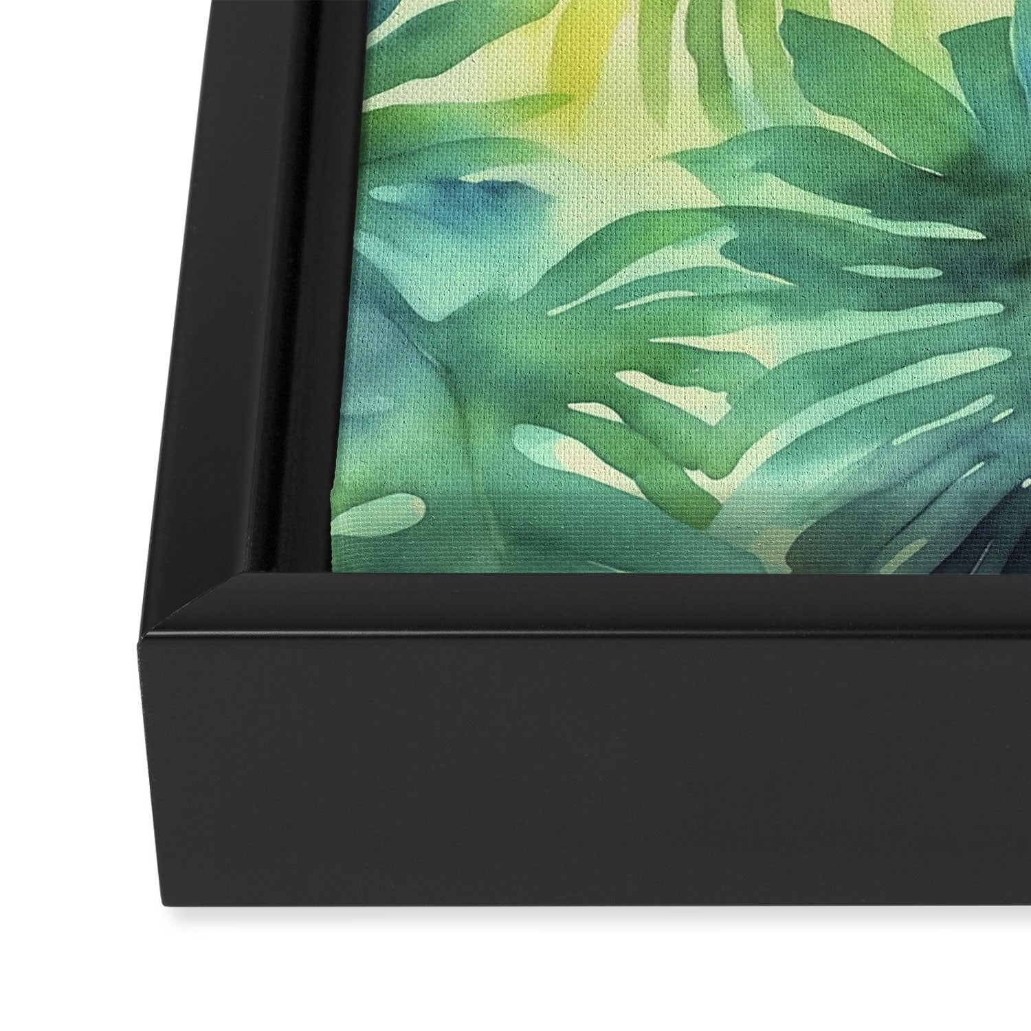 Toucans Tropical Paradise Watercolor Art Framed Canvas Print Gallery Image 3