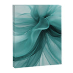 Tranquil Flow Abstract Dimension Ink Turquoise Canvas Print Gallery Image 6