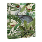 Tropical Heron Bird Rainforest Illustration Canvas Print Gallery Image 6