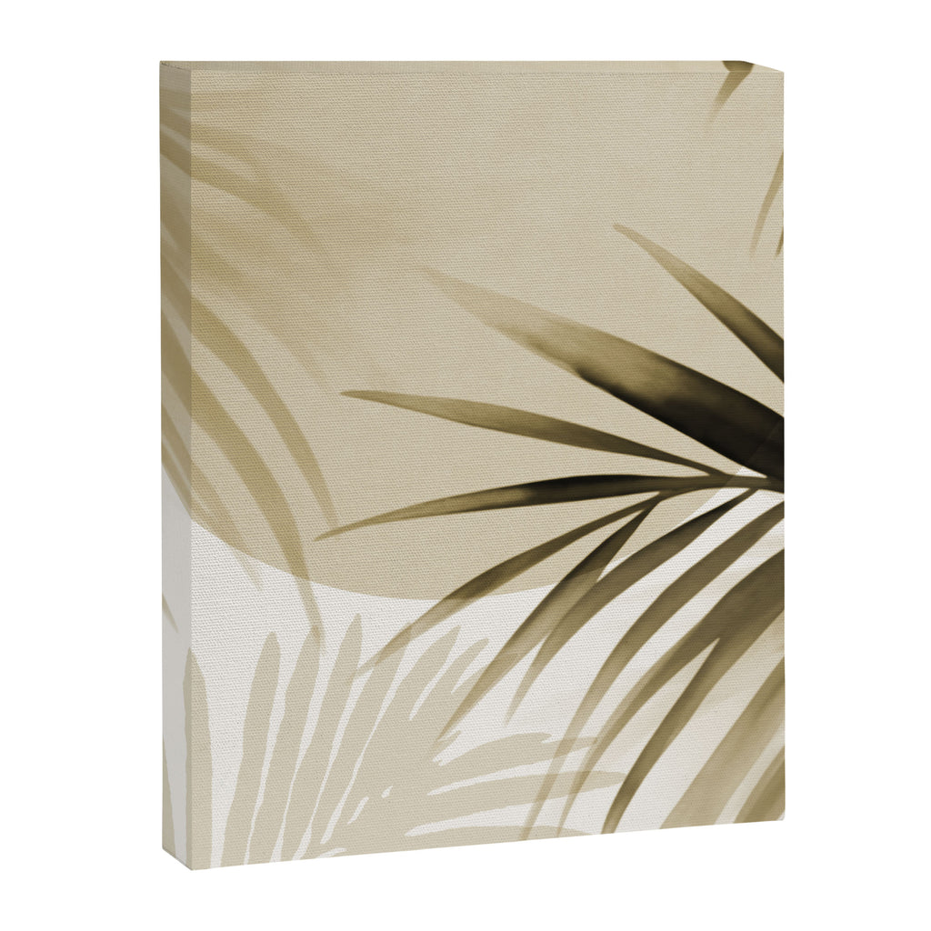 Tropical Paradise Sunset Neutral Beige Canvas Print Gallery Image 6