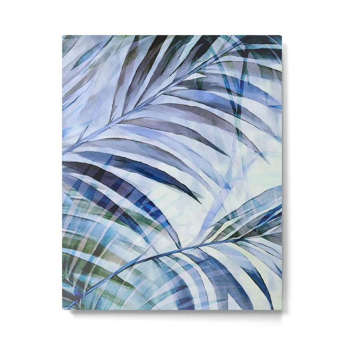 Tropical Wanderlust Palm Leaf Layers Metal Print Gallery Image 1