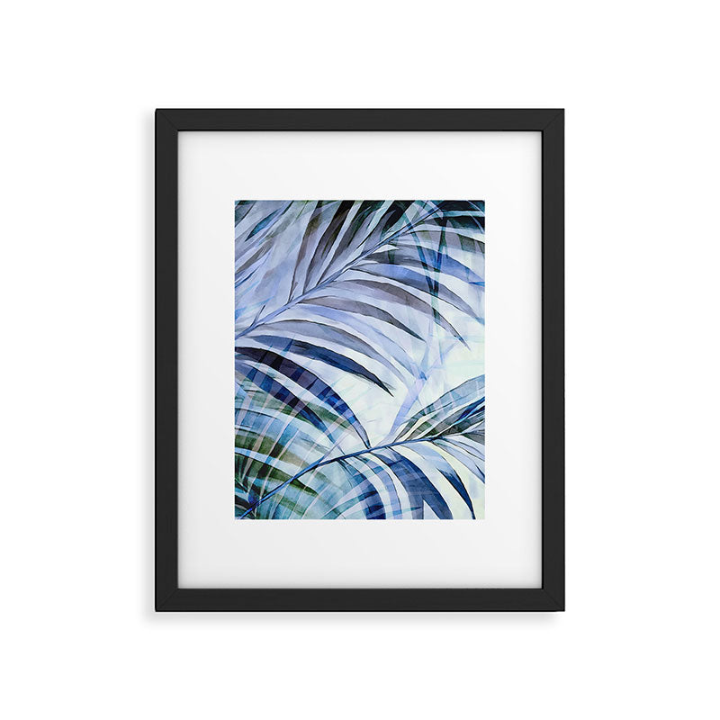 Tropical Wanderlust Palm Leaf Layers Framed Art Print Gallery Image 5