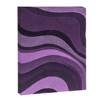 Wavy Watercolor Groovy Purple Shapes Canvas Print Gallery Image 6