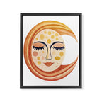 Whimsical Moon Magic Boho Dreams Framed Canvas Print Gallery Image 8