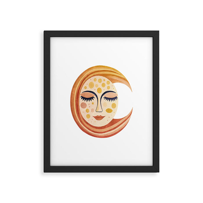 Whimsical Moon Magic Boho Dreams Framed Art Print Gallery Image 1