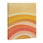 Whimsy Boho Rainbow Ombre Orange Yellow Canvas Print Gallery Image 6