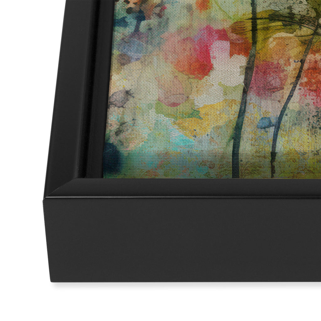 Wildflower Late Summer Botanical Art Framed Canvas Print Gallery Image 3