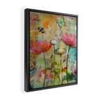 Wildflower Late Summer Botanical Art Framed Canvas Print Gallery Image 2