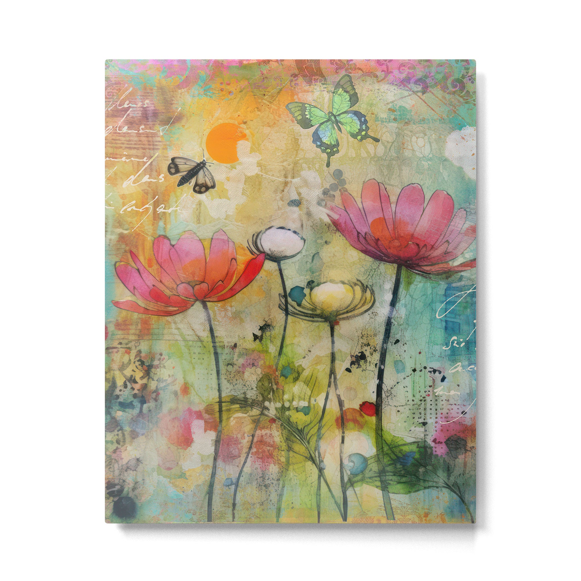 Wildflower Late Summer Botanical Art Metal Print Gallery Image 6
