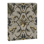 William Morris Style Forest Tales Cabincore Pattern Beige Canvas Print Gallery Image 8