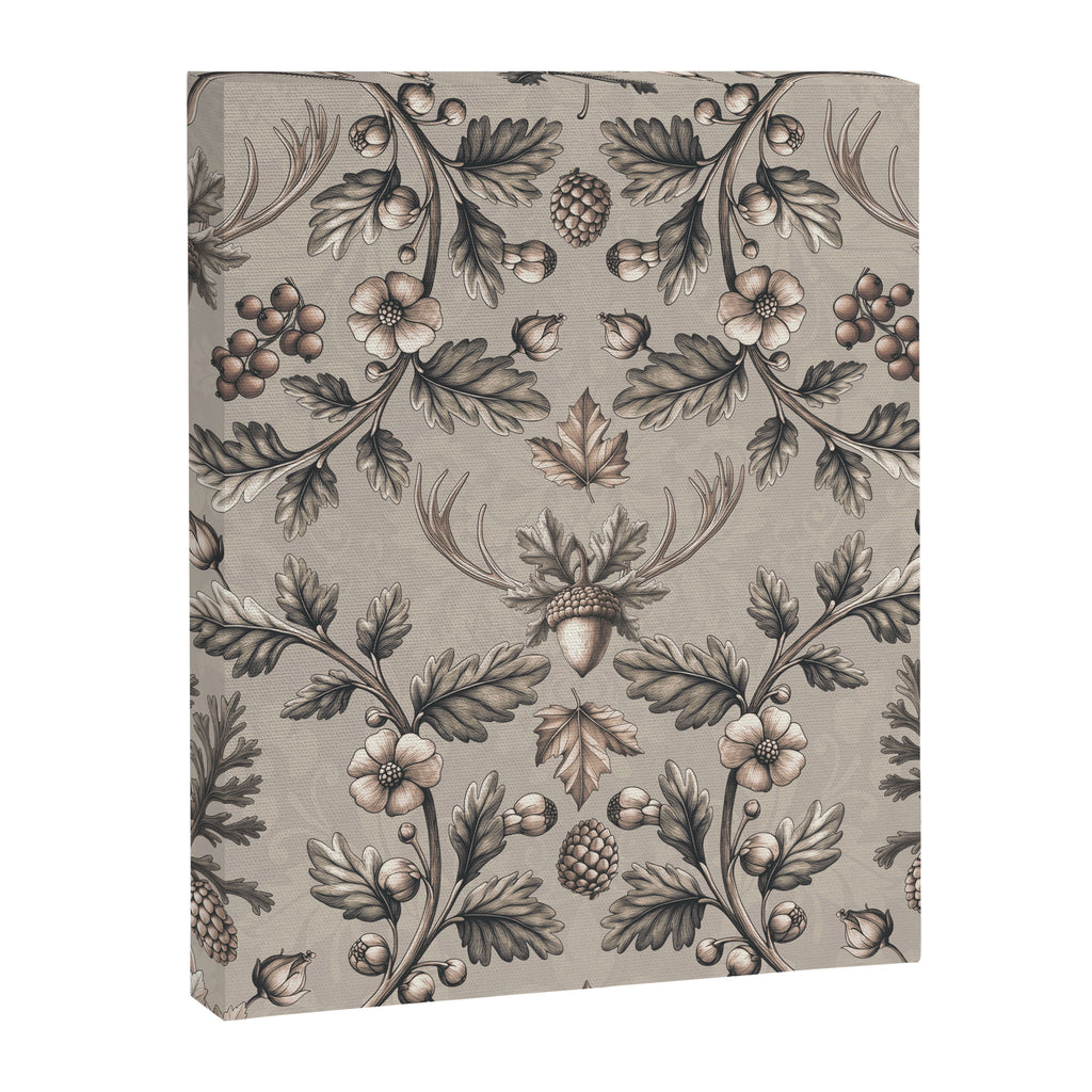 William Morris Woodland Nostalgia Beige Canvas Print Gallery Image 6