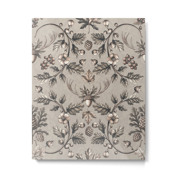 William Morris Woodland Nostalgia Beige Metal Print Gallery Image 1