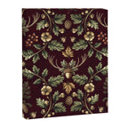 William Morris Woodland Nostalgia Burgundy Red Canvas Print Gallery Image 6